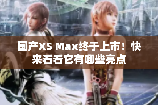 国产XS Max终于上市！快来看看它有哪些亮点