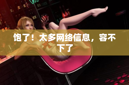 饱了！太多网络信息，容不下了