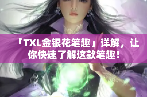 「TXL金银花笔趣」详解，让你快速了解这款笔趣！