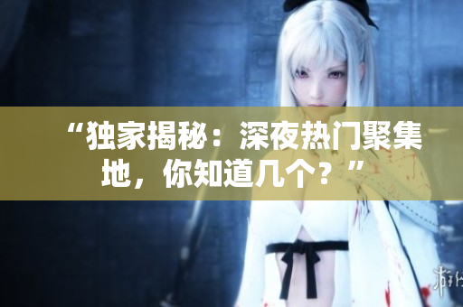 “独家揭秘：深夜热门聚集地，你知道几个？”