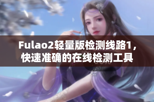 Fulao2轻量版检测线路1，快速准确的在线检测工具