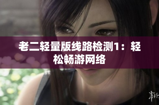 老二轻量版线路检测1：轻松畅游网络