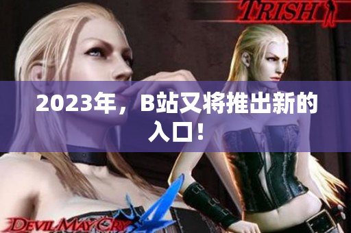 2023年，B站又将推出新的入口！