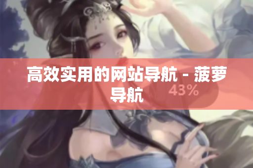 高效实用的网站导航 - 菠萝导航