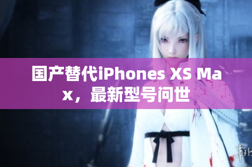 国产替代iPhones XS Max，最新型号问世