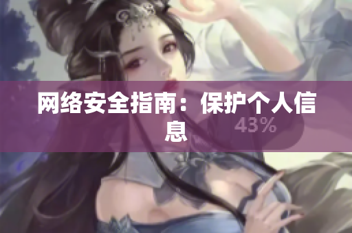 网络安全指南：保护个人信息
