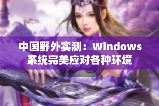 中国野外实测：Windows系统完美应对各种环境