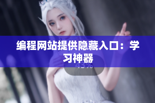 编程网站提供隐藏入口：学习神器