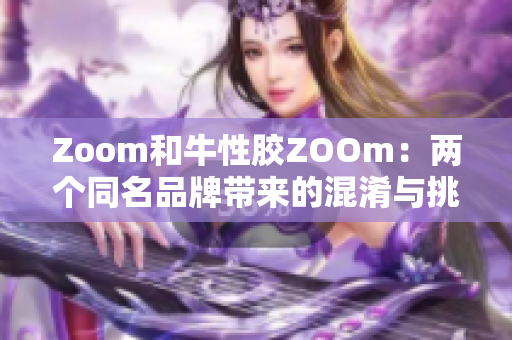 Zoom和牛性胶ZOOm：两个同名品牌带来的混淆与挑战