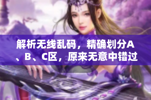 解析无线乱码，精确划分A、B、C区，原来无意中错过的关键信息！