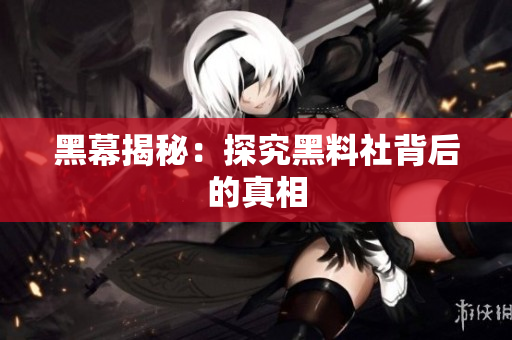 黑幕揭秘：探究黑料社背后的真相