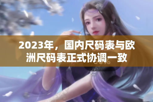 2023年，国内尺码表与欧洲尺码表正式协调一致