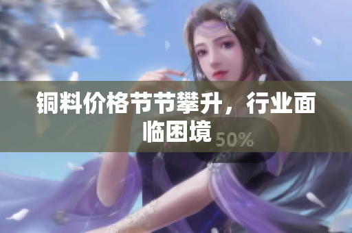 铜料价格节节攀升，行业面临困境