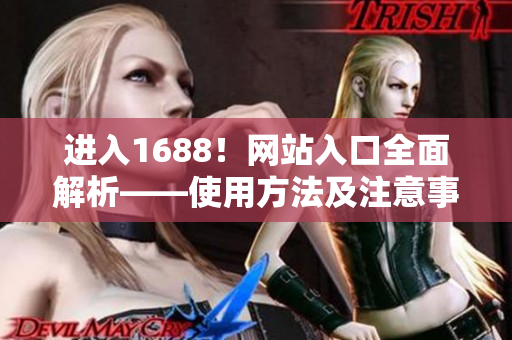 进入1688！网站入口全面解析——使用方法及注意事项