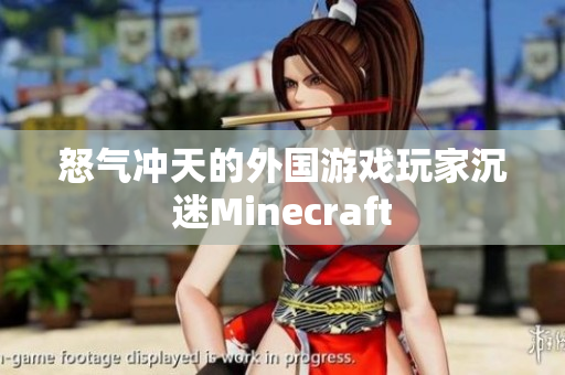 怒气冲天的外国游戏玩家沉迷Minecraft