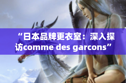 “日本品牌更衣室：深入探访comme des garcons”