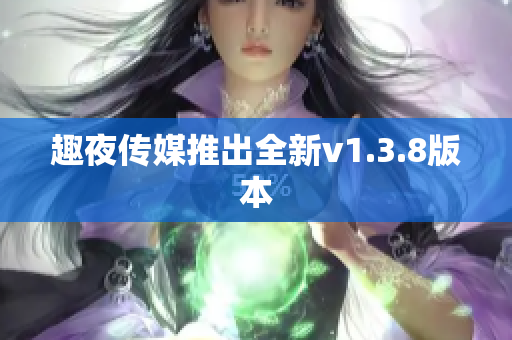 趣夜传媒推出全新v1.3.8版本
