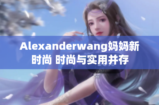 Alexanderwang妈妈新时尚 时尚与实用并存