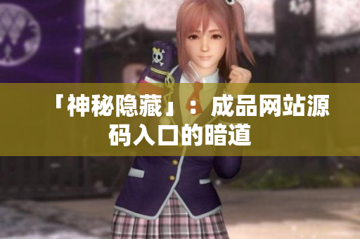 「神秘隐藏」：成品网站源码入口的暗道