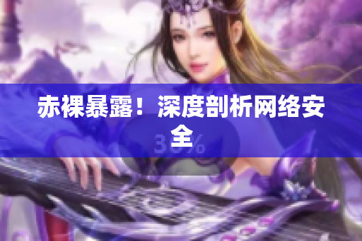 赤裸暴露！深度剖析网络安全