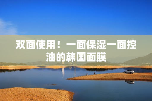 双面使用！一面保湿一面控油的韩国面膜