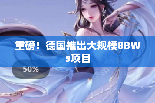 重磅！德国推出大规模8BWs项目