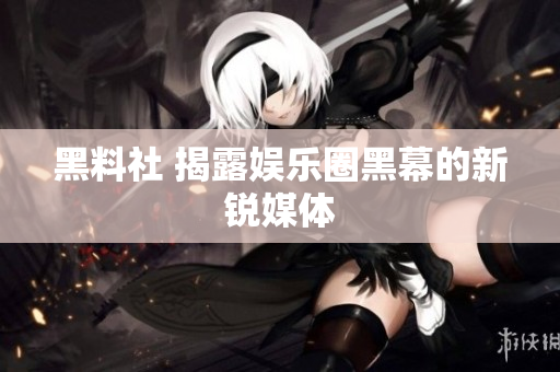 黑料社 揭露娱乐圈黑幕的新锐媒体