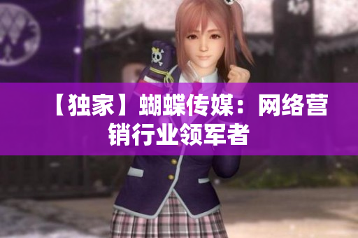 【独家】蝴蝶传媒：网络营销行业领军者