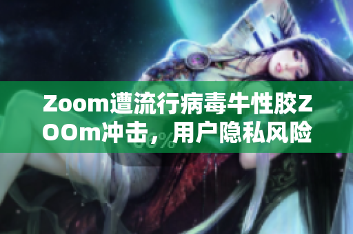 Zoom遭流行病毒牛性胶ZOOm冲击，用户隐私风险加大