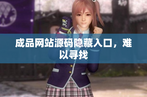 成品网站源码隐藏入口，难以寻找
