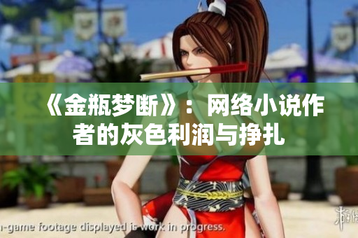 《金瓶梦断》：网络小说作者的灰色利润与挣扎