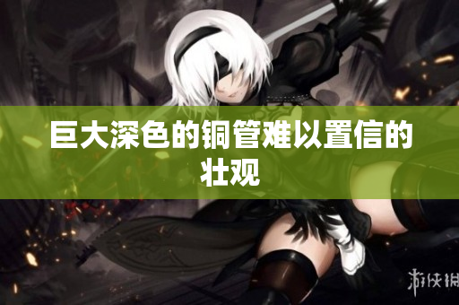 巨大深色的铜管难以置信的壮观
