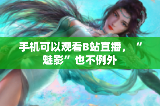 手机可以观看B站直播，“魅影”也不例外