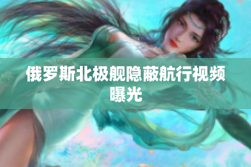 俄罗斯北极舰隐蔽航行视频曝光