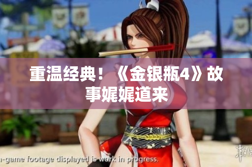 重温经典！《金银瓶4》故事娓娓道来