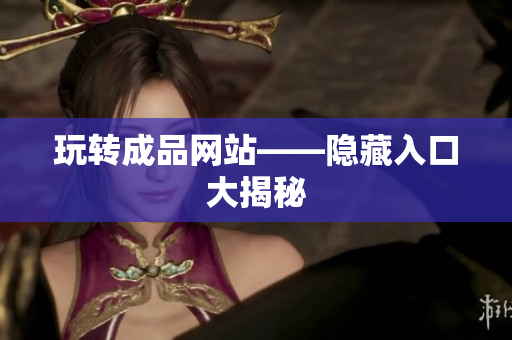 玩转成品网站——隐藏入口大揭秘