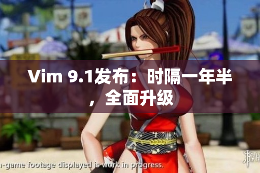 Vim 9.1发布：时隔一年半，全面升级