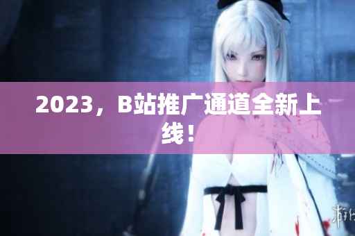 2023，B站推广通道全新上线！