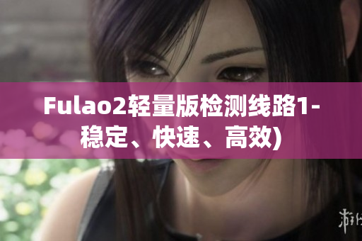 Fulao2轻量版检测线路1-稳定、快速、高效)