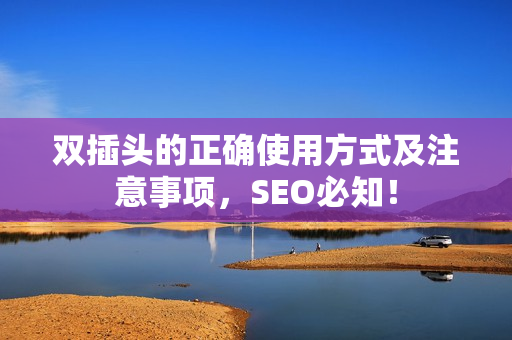 双插头的正确使用方式及注意事项，SEO必知！