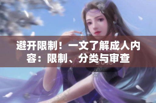 避开限制！一文了解成人内容：限制、分类与审查