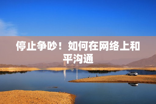 停止争吵！如何在网络上和平沟通