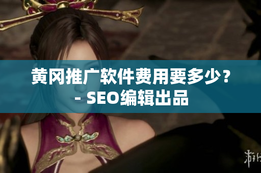 黄冈推广软件费用要多少？- SEO编辑出品