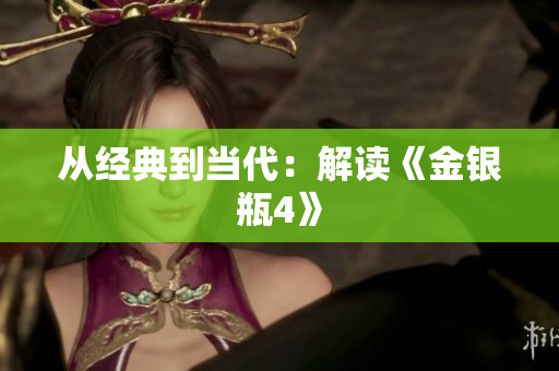 从经典到当代：解读《金银瓶4》