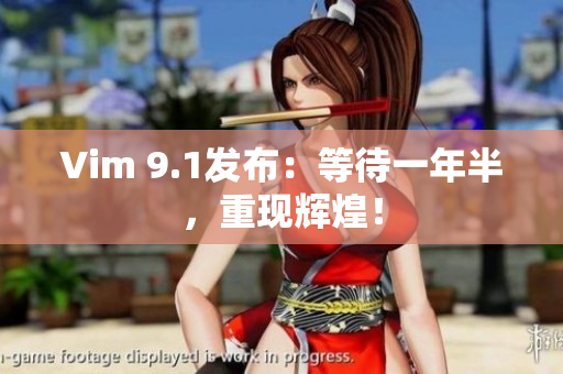 Vim 9.1发布：等待一年半，重现辉煌！
