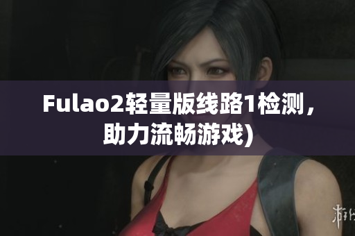Fulao2轻量版线路1检测，助力流畅游戏)