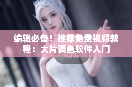 编辑必备！推荐免费视频教程：大片调色软件入门