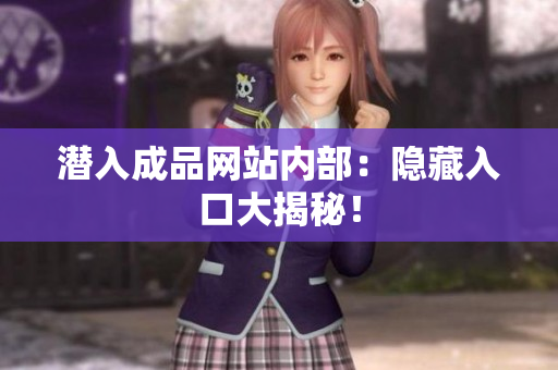 潜入成品网站内部：隐藏入口大揭秘！