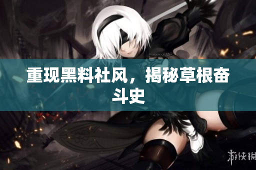 重现黑料社风，揭秘草根奋斗史