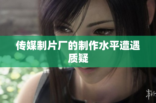 传媒制片厂的制作水平遭遇质疑